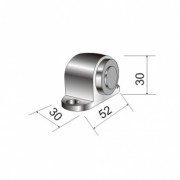 odbojnik metalowy z magnesem  A-80008-01 rys